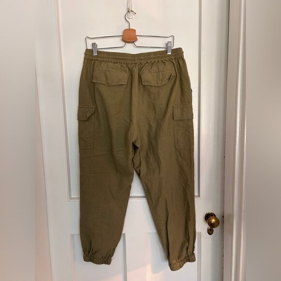 Hudson North Army Green Cargo Pants Size Large - Picture 6 of 8